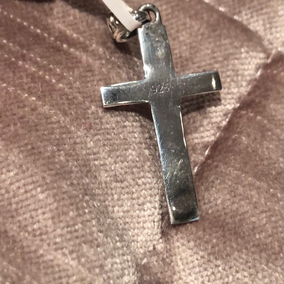 Antique Style Swirl Cross Sterling Silver - Picture 8 of 11